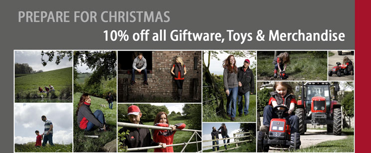 10% Off Massey Ferguson clothing, toys and merchandise