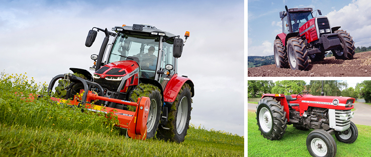 Massey Ferguson tractors at work Massey Ferguson agricultural tractors at work