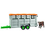 Livestock Trailer with 1 Cow 022273