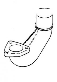 Massey Ferguson Exhaust Elbow Massey Ferguson Exhaust Elbow