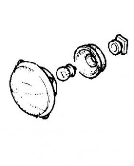 Massey Ferguson Left Hand Headlamp Assembly