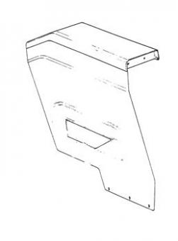 Massey Ferguson Right Hand Flat Top Fender Massey Ferguson Right Hand Flat Top Fender