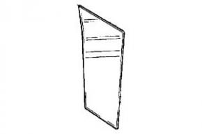 Massey Ferguson Left Hand Front Glass Massey Ferguson Left Hand Front Glass