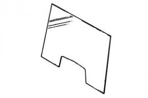 Massey Ferguson Front Windscreen Glass Massey Ferguson Front Windscreen Glass