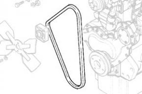 Massey Ferguson Fan Belt Kit Massey Ferguson Fan Belt Kit