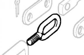Massey Ferguson Stabiliser Chain Eyebolt Massey Ferguson Stabiliser Chain Eyebolt