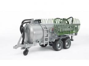 Bruder Fliegl barrel trailer with spread tubes