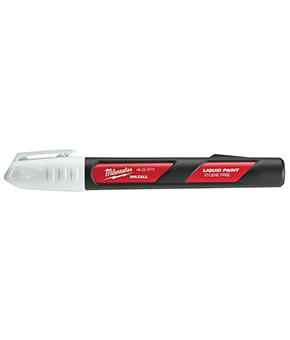 Milwaukee Inkzall Liquid Paint Marker - White Milwaukee Inkzall Liquid Paint Marker - White