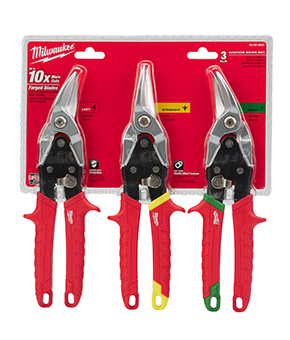 Milwaukee Metal Snips Set (3 piece) Milwaukee Metal Snips Set (3 piece)