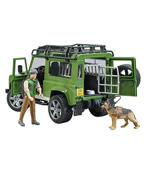 Land Rover Defender Station Wagon + dog - 025878 Land Rover Defender Station Wagon + dog - 025878