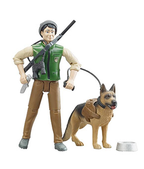 Bruder World Forester with Dog and Equipment - 626600 Bruder World Forester with Dog and Equipment - 626600