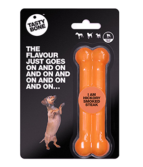 PETS CHOICE TOY/PUPPY TASTYBONE HICKORY SMOKED STEAK PETS CHOICE TOY/PUPPY TASTYBONE HICKORY SMOKED STEAK