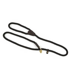 Digby & Fox Rope Slip Dog Lead - Black Digby & Fox Rope Slip Dog Lead - Black