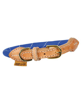 Digby & Fox Reflective Dog Collar Navy Digby & Fox Reflective Dog Collar Navy