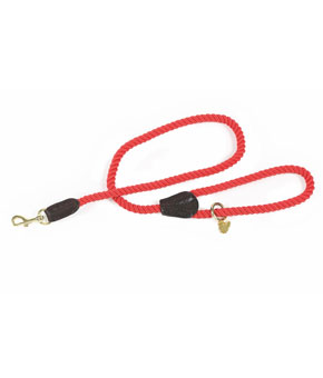 Digby & Fox Rope Dog Lead Red Digby & Fox Rope Dog Lead Red