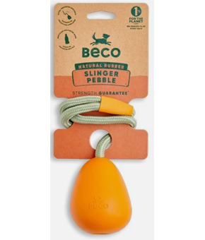 Beco Natural Rubber Pebble Slinger Fetch Toy Beco Natural Rubber Pebble Slinger Fetch Toy