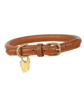 Digby & Fox Rolled Leather Dog Collar Digby & Fox Rolled Leather Dog Collar