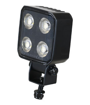 LED High Power Work Light Square shaped from Sparex to fit your tractor 4 LEDs for a bright clear light fixing included